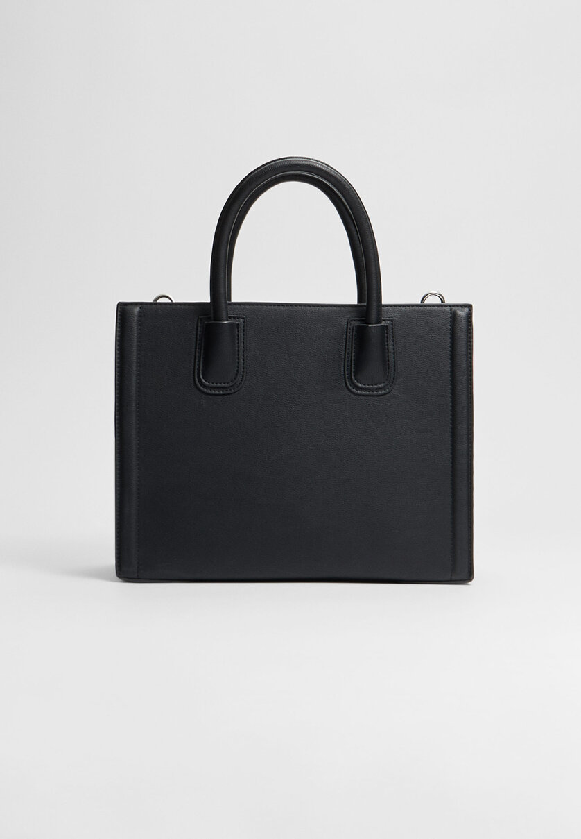 Borsa tote rigida basic Moda da donna Stradivarius Italia
