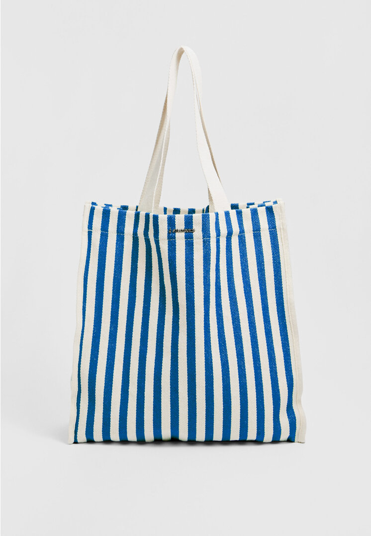 

Stradivarius Tasche gestreift Blau OS
