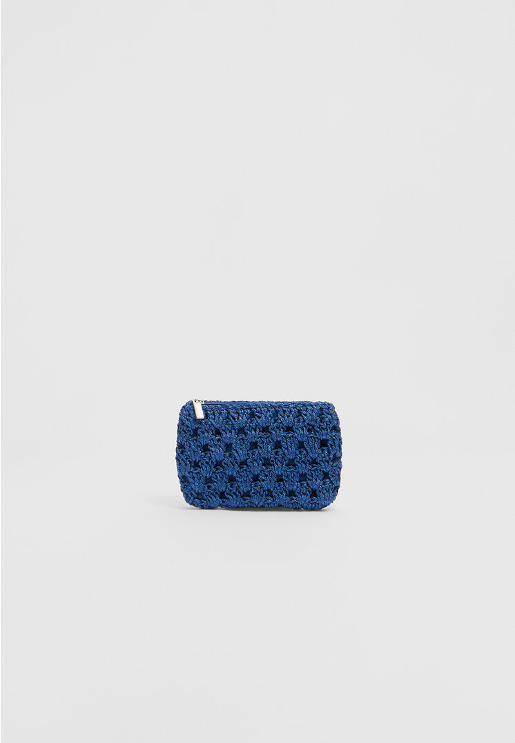 

Stradivarius Häkel-Geldbeutel Marineblau OS