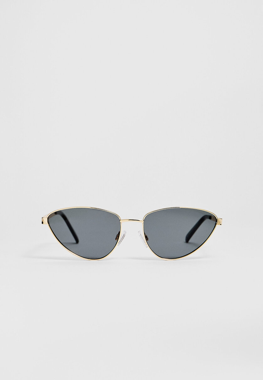 Metal cateye sunglasses