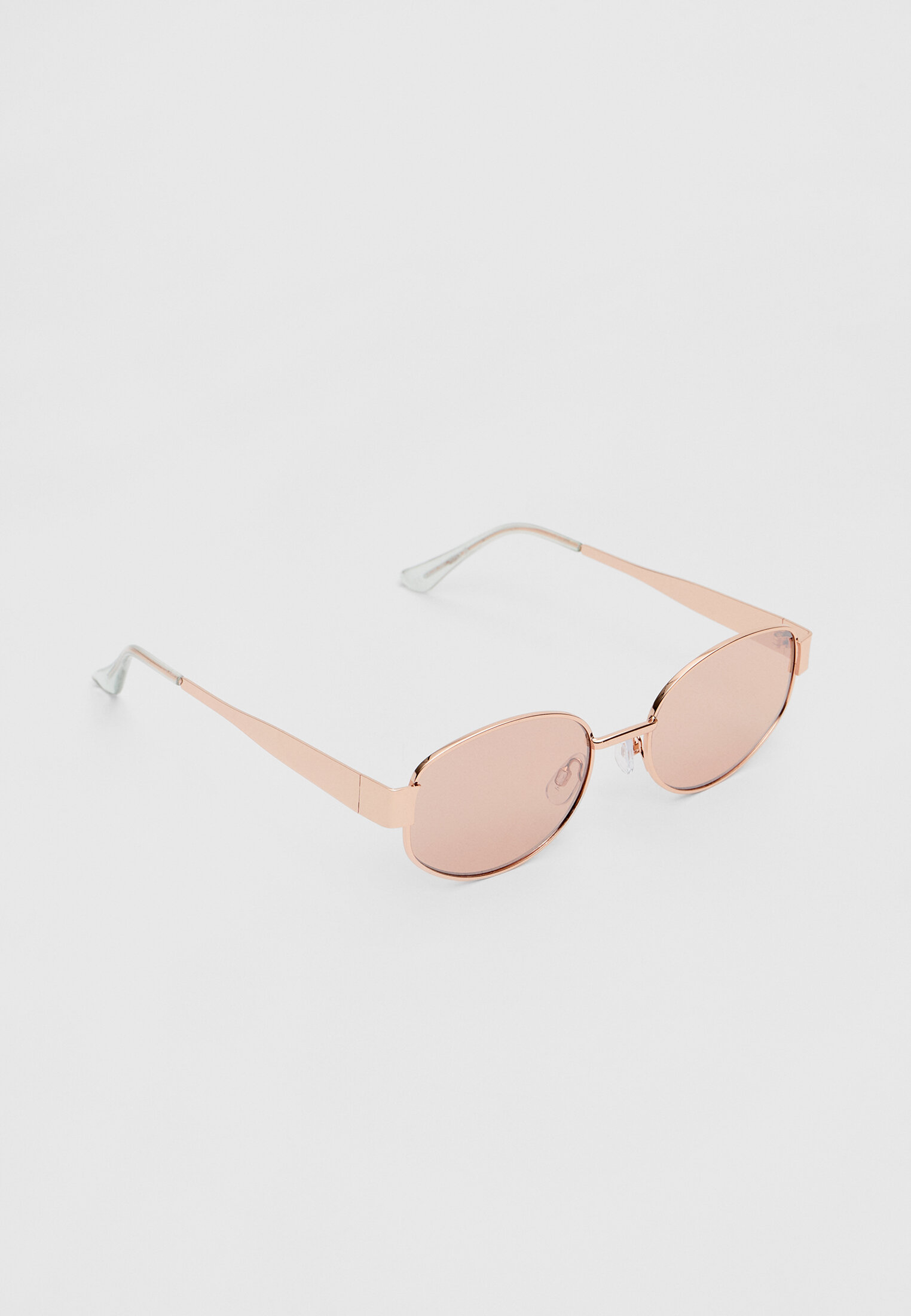 Sunglasses with metal temples