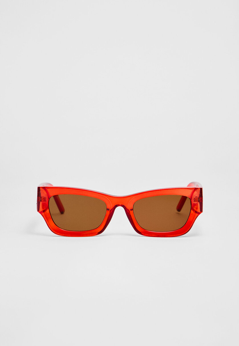 Sonnenbrille quadratisch Kunststoff