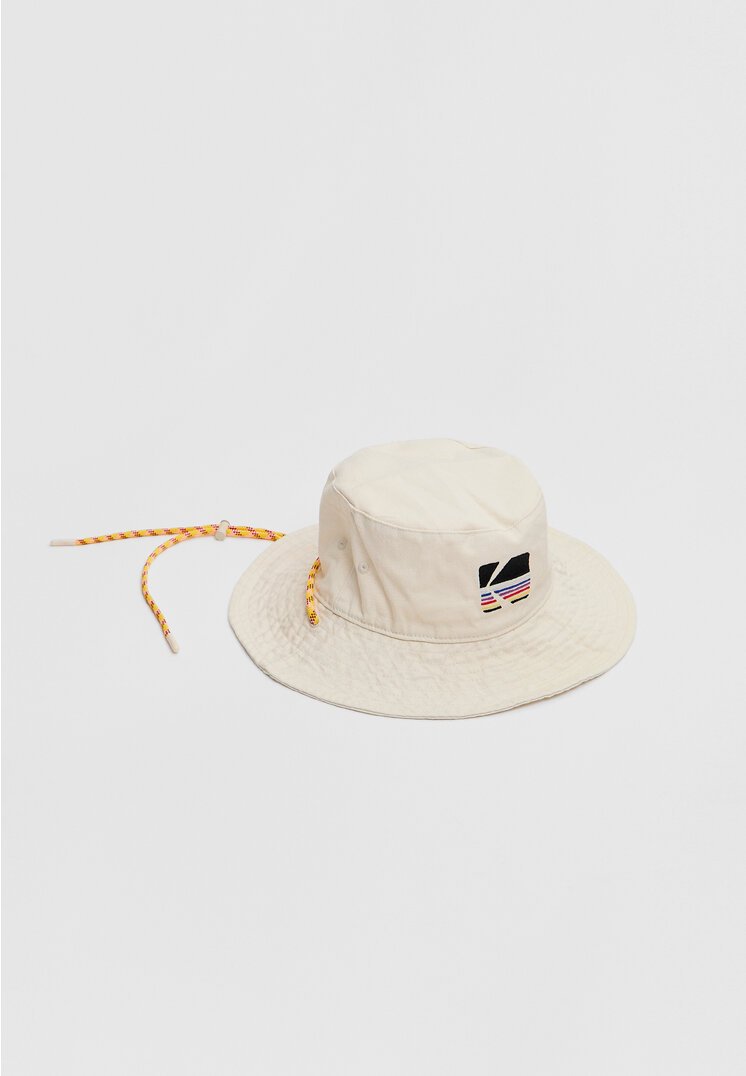 Stradivarius Bucket-Hat Kodak Ecru OS