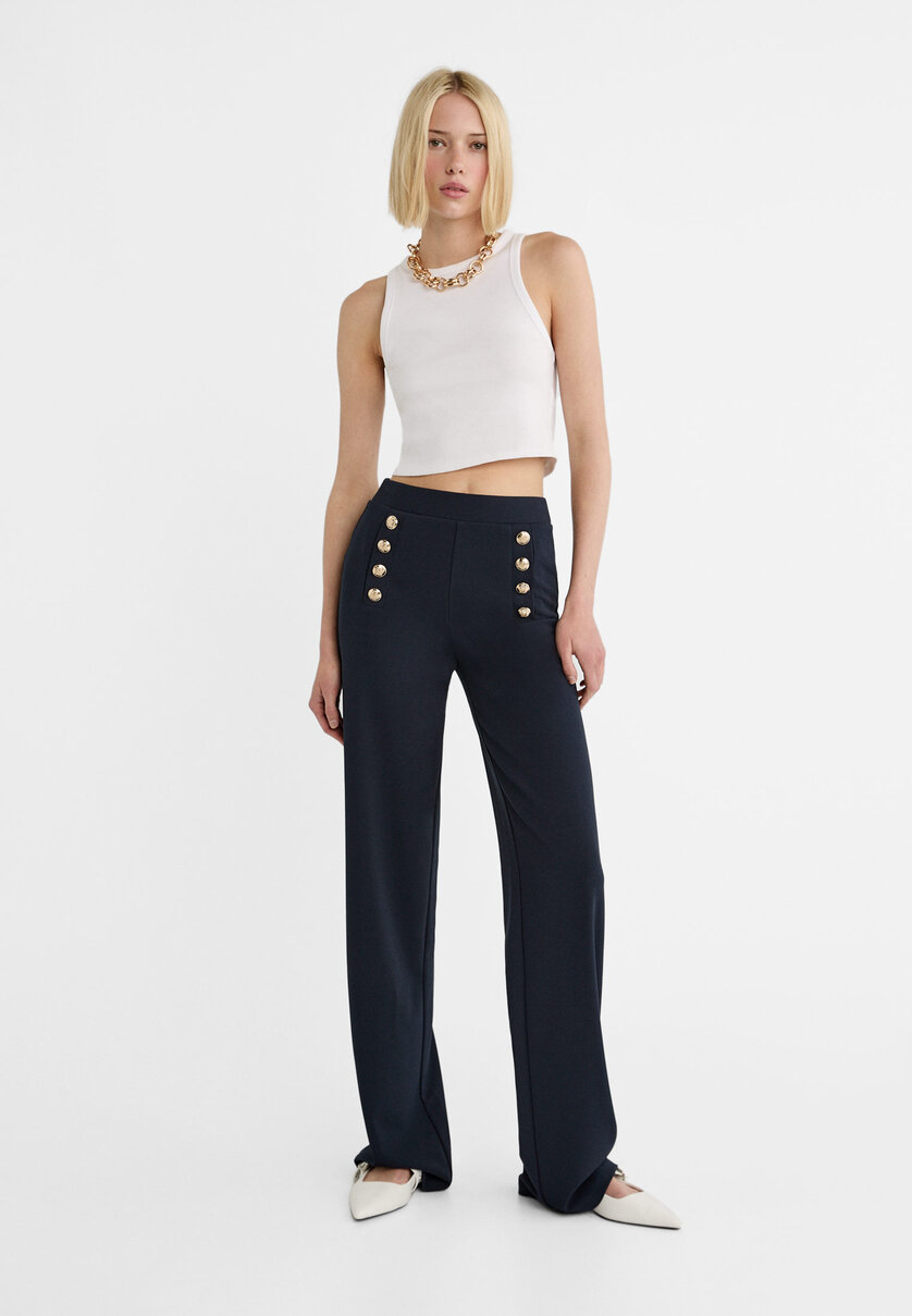 Buttoned trousers