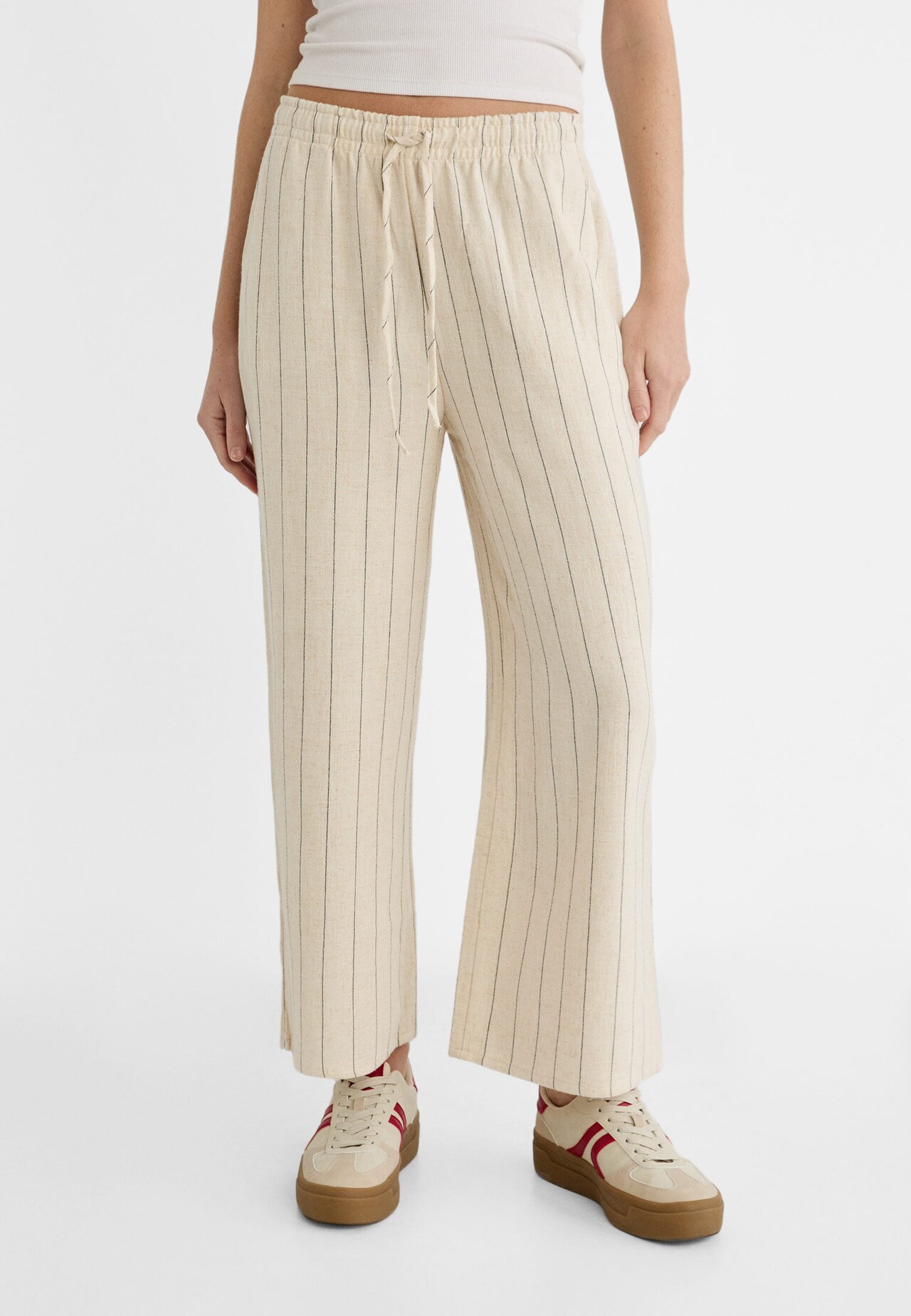 Cairo Striped Linen Pants