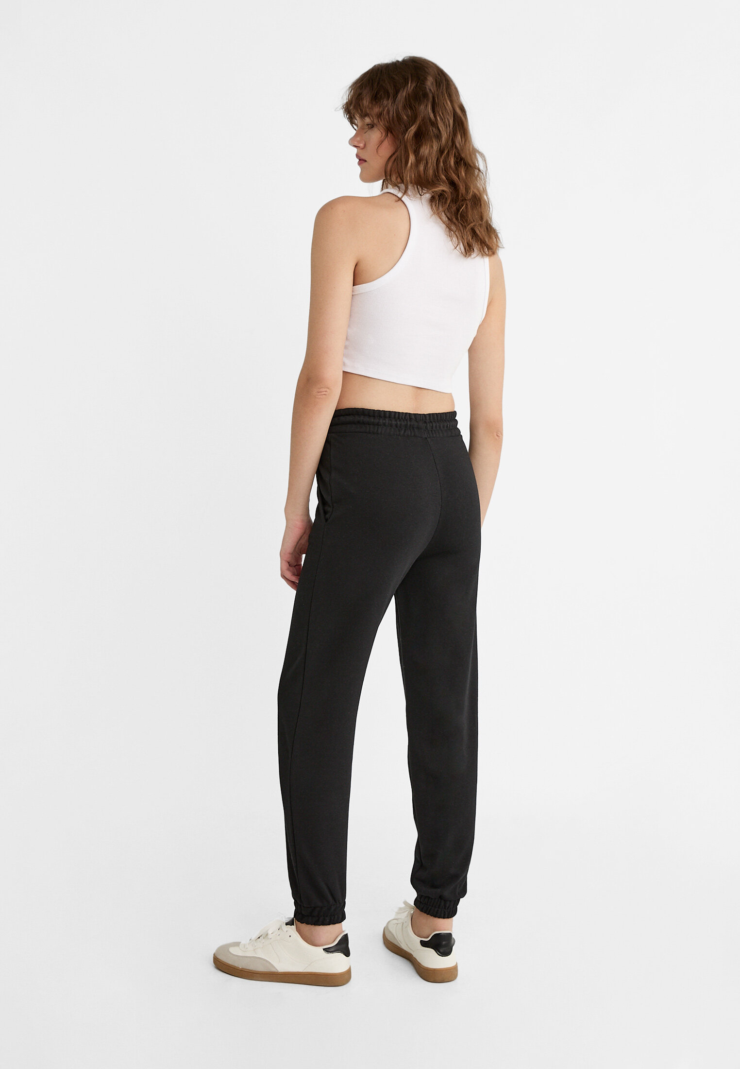 Pantalon discount molleton femme