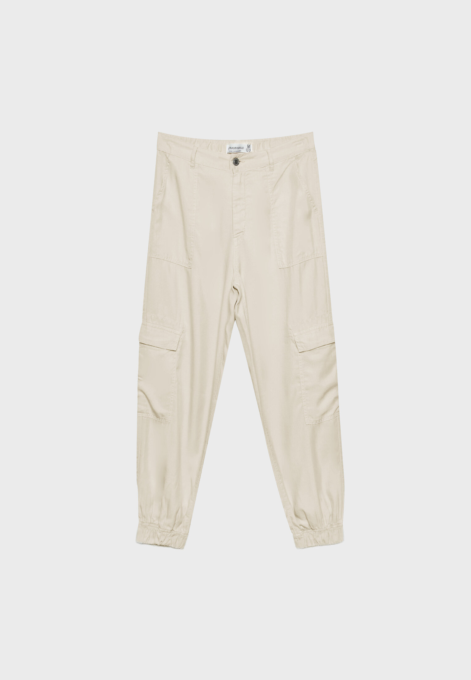 Pantalon blanco stradivarius online mujer