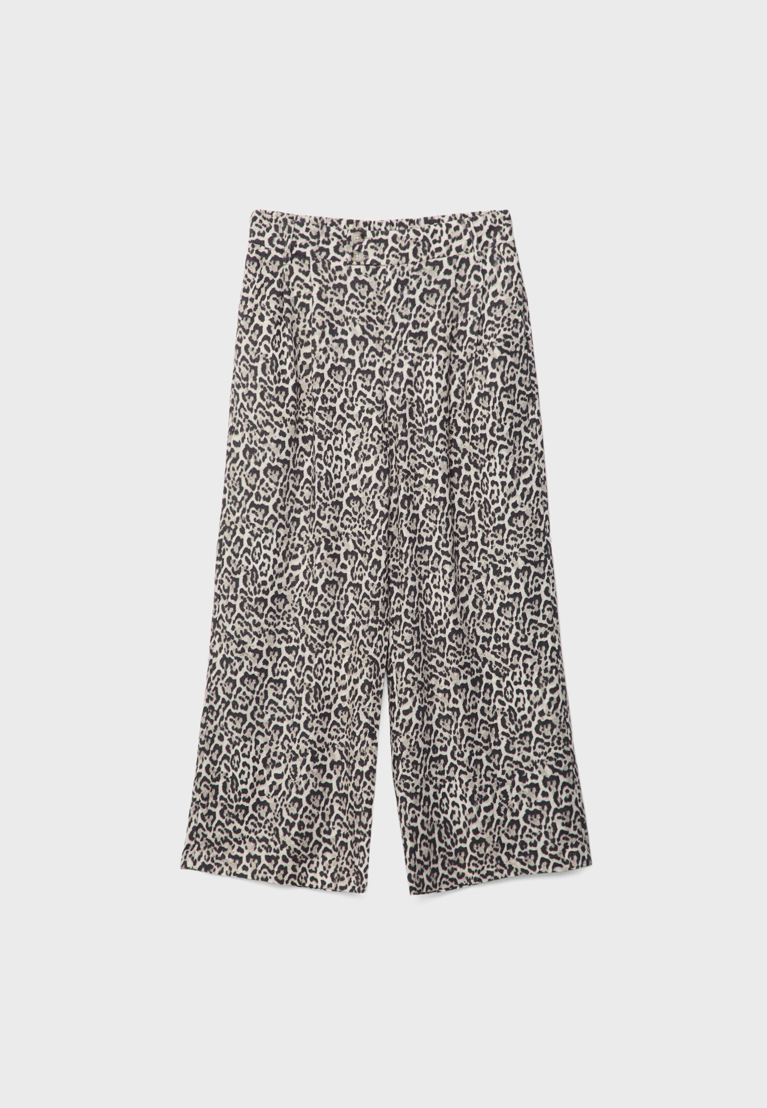 Jupe culotte avec lin leopard Mode femme Stradivarius France