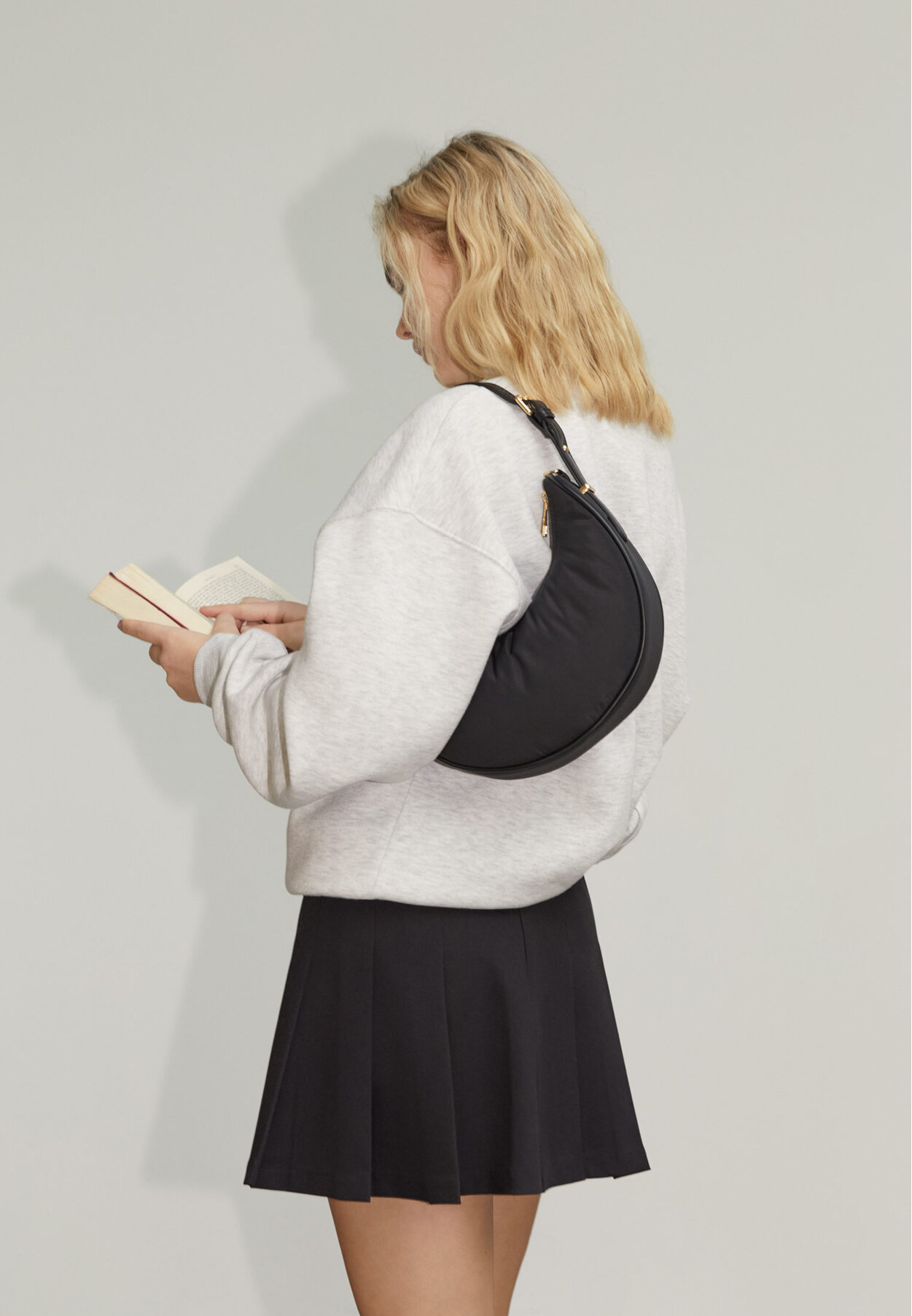 Stradivarius gonna nera discount