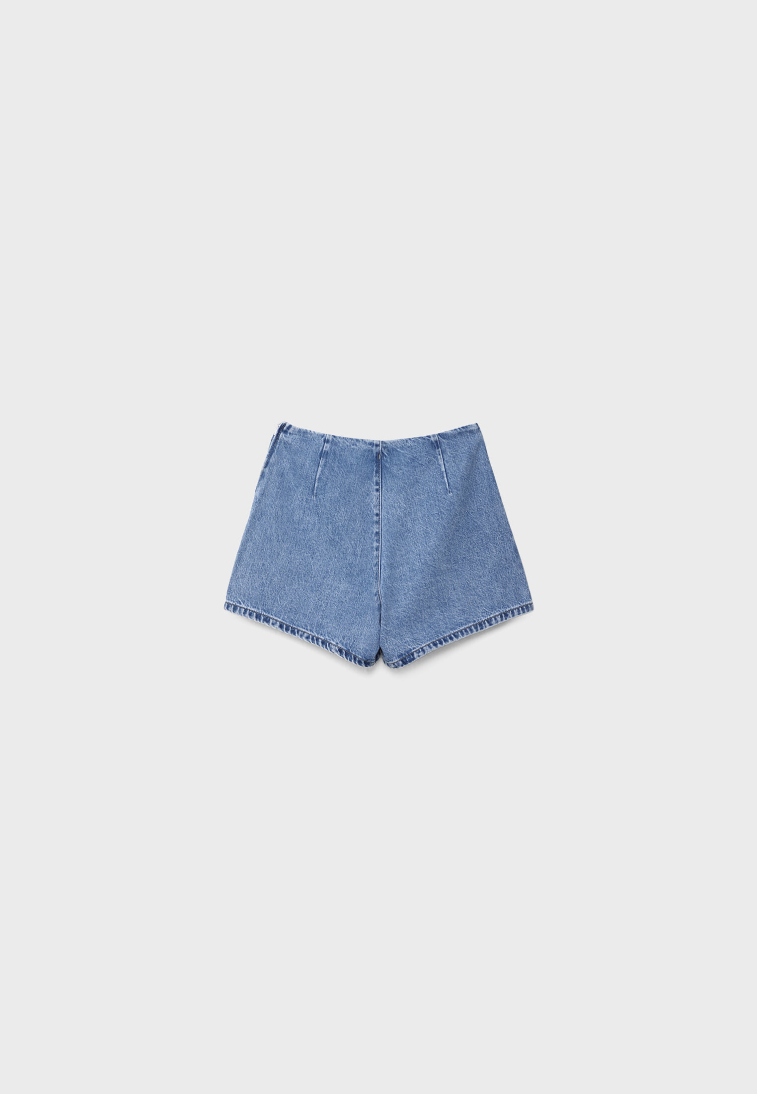 Pull on hot sale denim skort