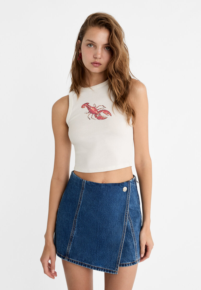Jupe Stradivarius Femme Taille S - Ligne A Violette - Fermeture éclair - Très Bon état
