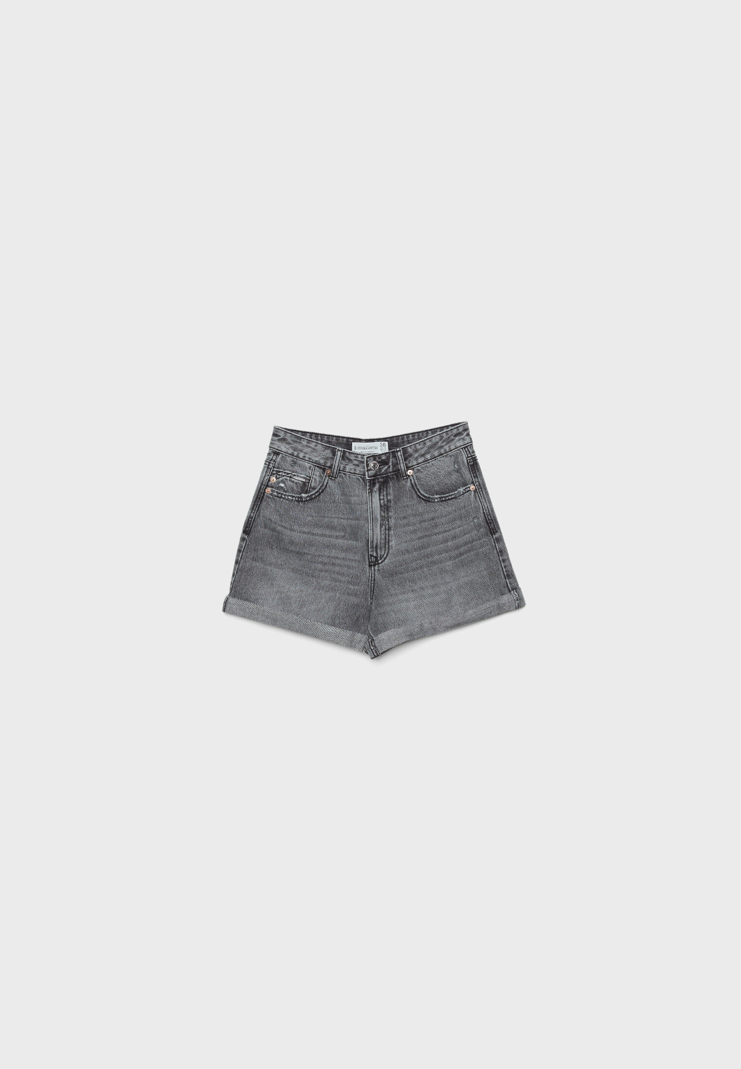 Shops short jean stradivarius