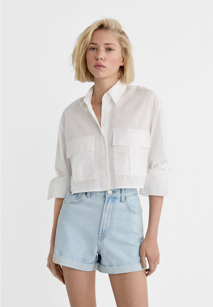 

Stradivarius D83 Shorts im Mom-Fit 36