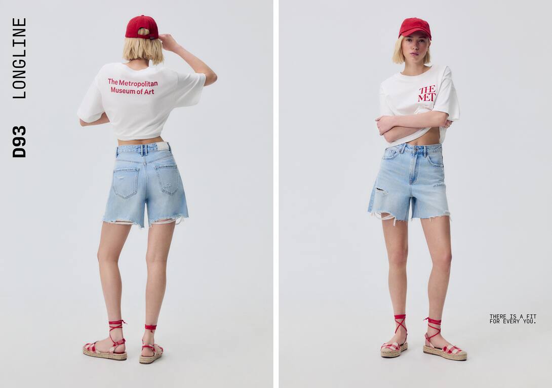 D93 Short denim longline