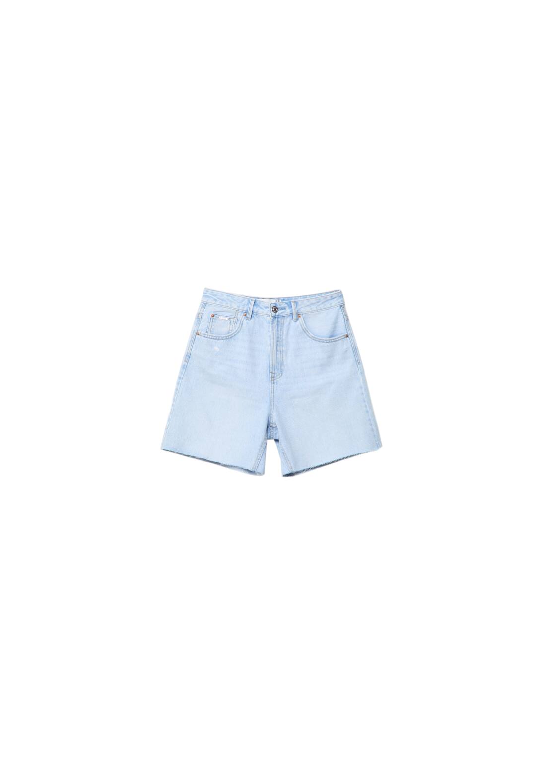 D93 Longline denim shorts