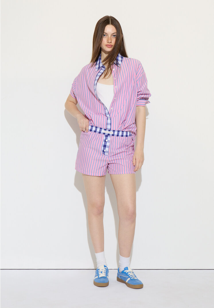 

Stradivarius Popeline-Boxershorts Handover Pastellrosa L