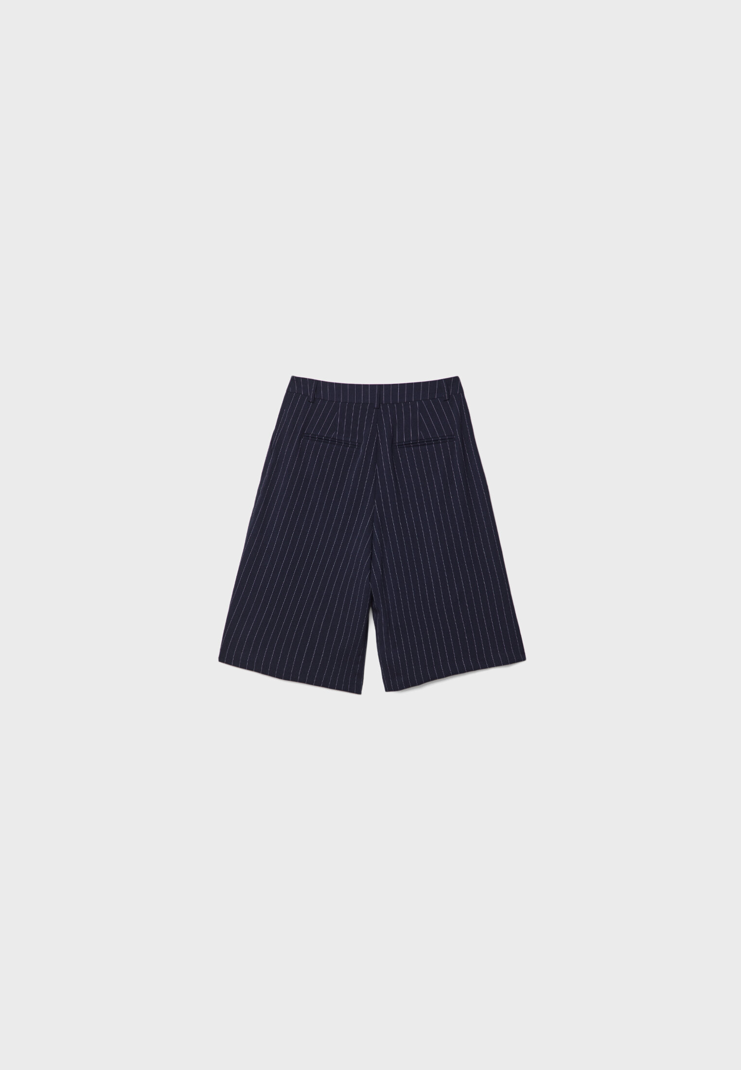 Navy store pinstripe shorts