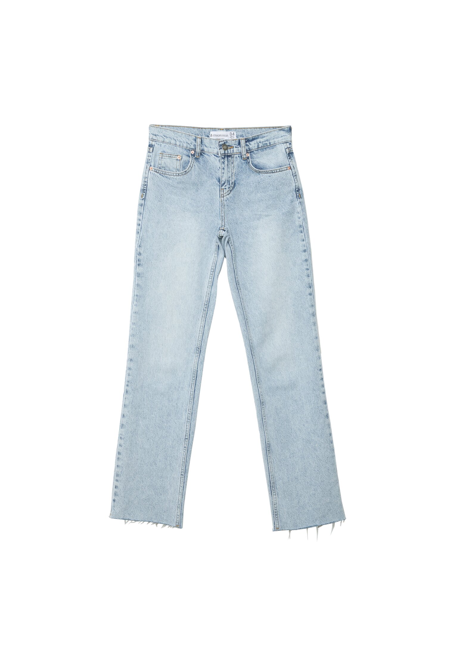 Pantalones cropped stradivarius hot sale