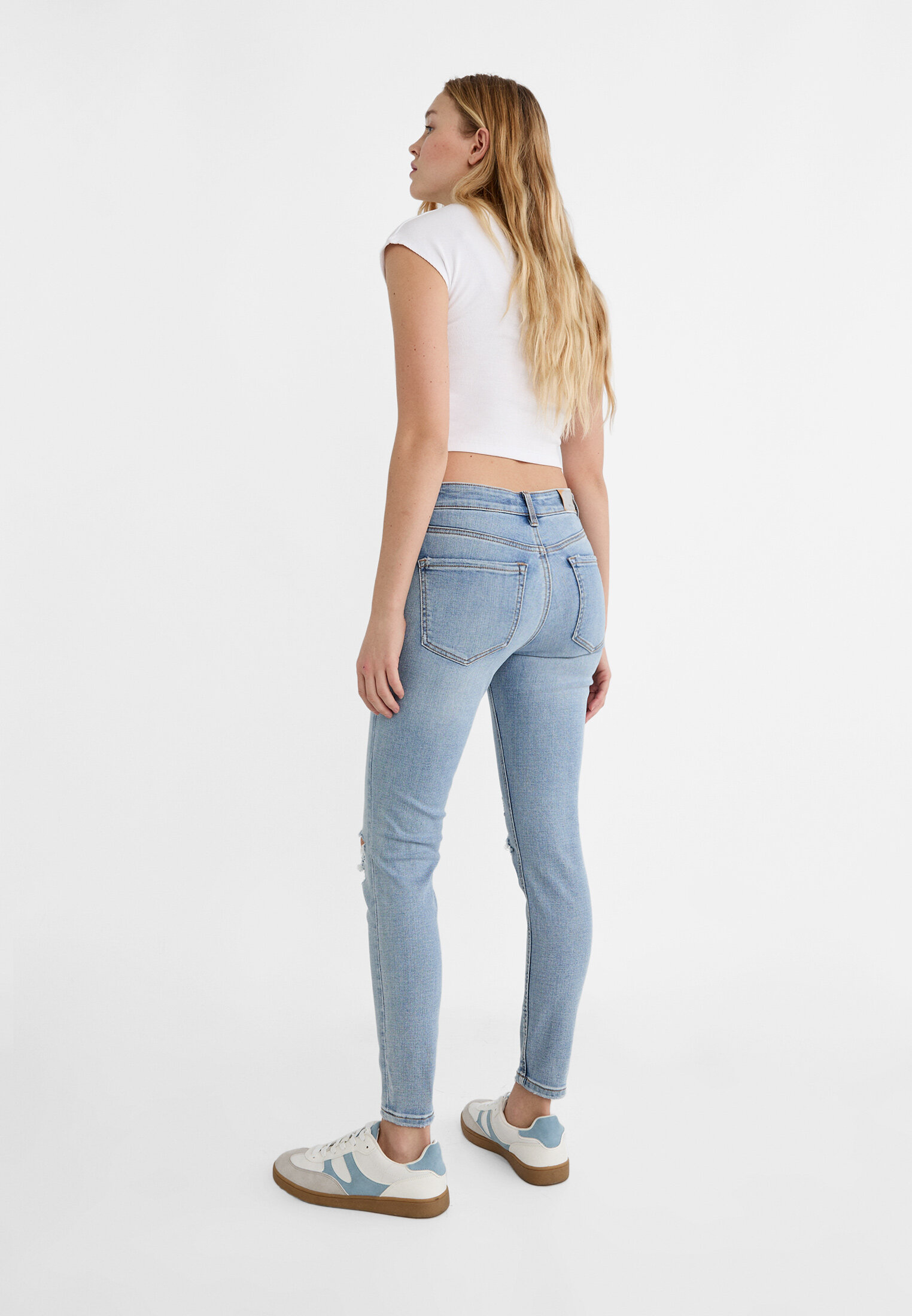 Stradivarius low clearance waist jeans