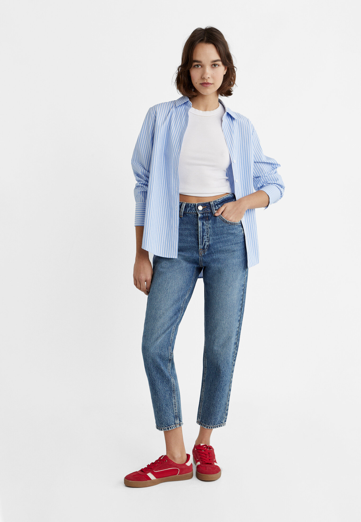 Stradivarius store jeans mom