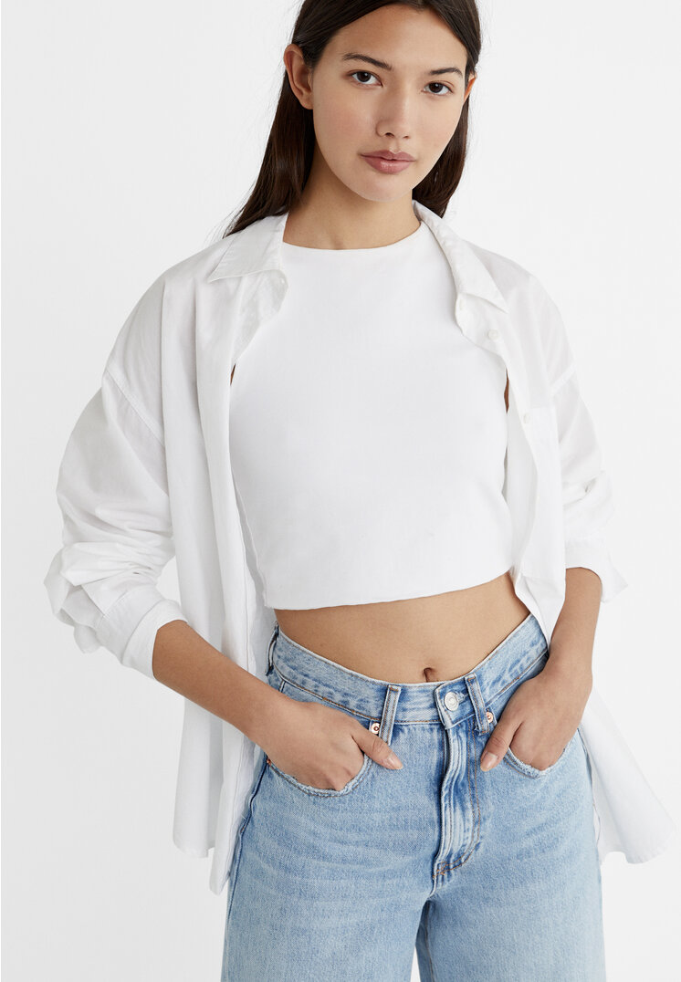 Stradivarius Jeans culotte  Denim blu 40