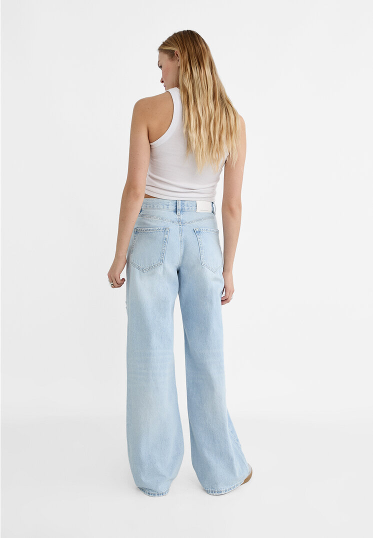 Stradivarius D99 Wide leg jeans  Denim 8