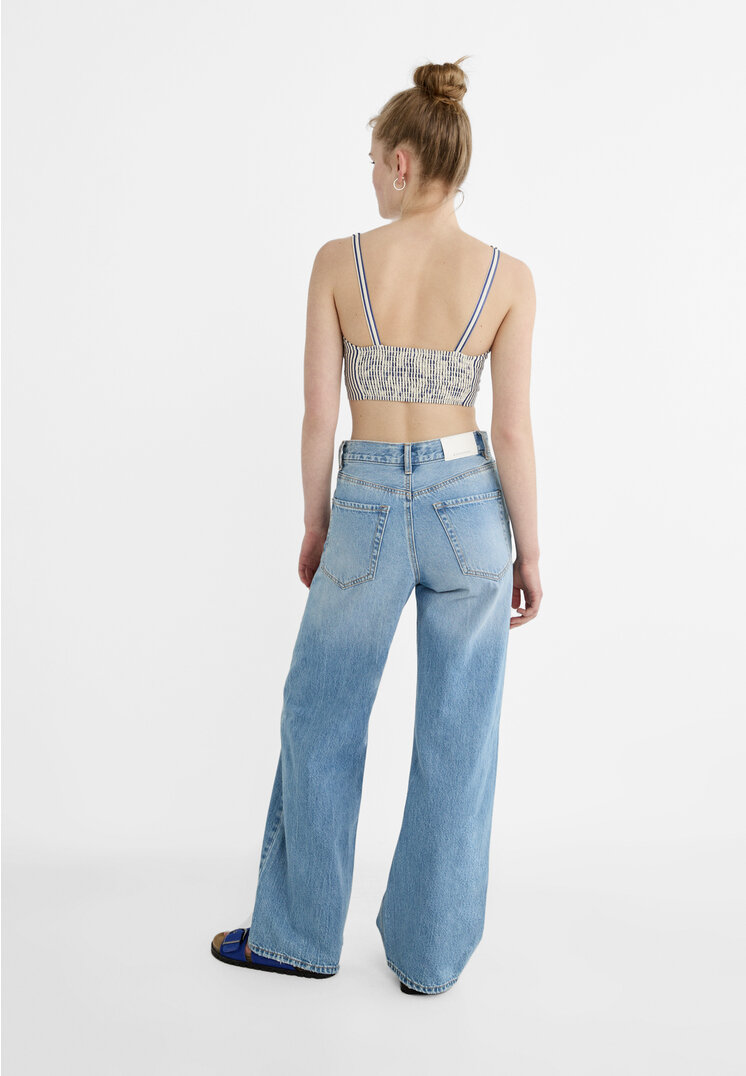 Stradivarius D99 Wide leg jeans  Denim 10