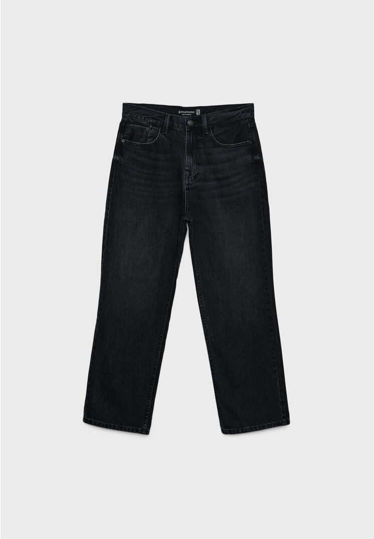 D96 cropped straight-fit jeans