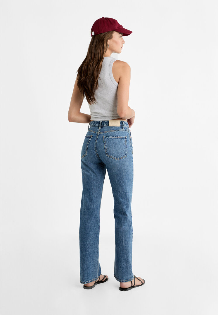 Stradivarius D98 straight-leg vintage effect jeans  Denim 8