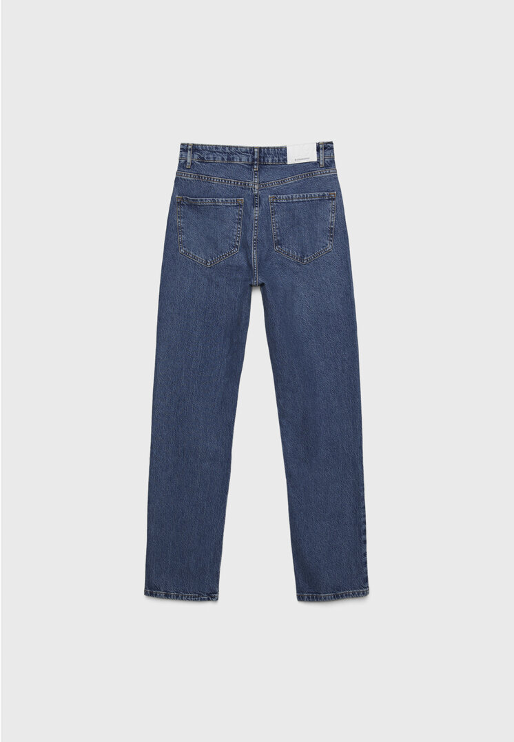 D98 straight-leg vintage effect jeans
