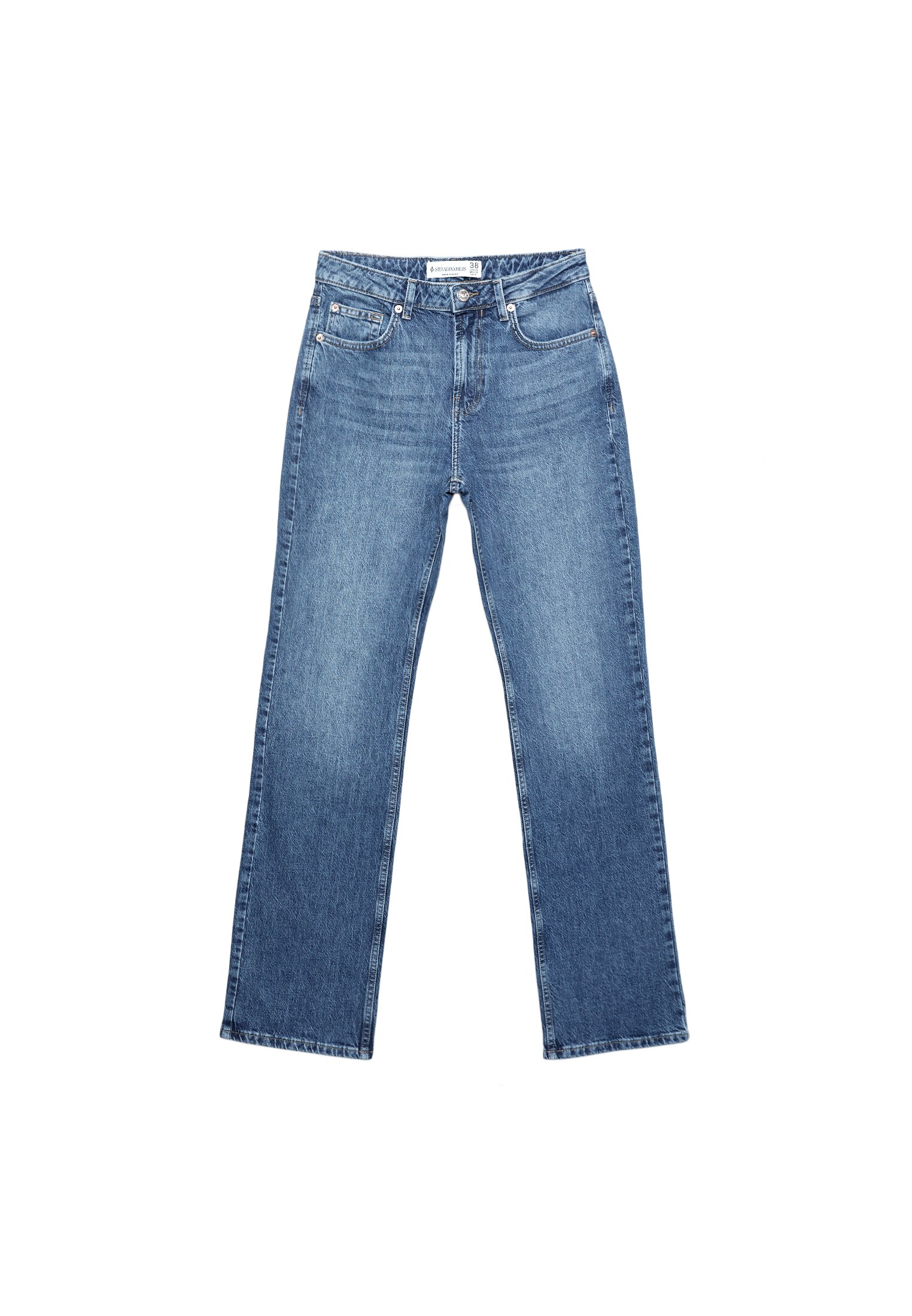 D98 straight-leg vintage effect jeans - Women's fashion 