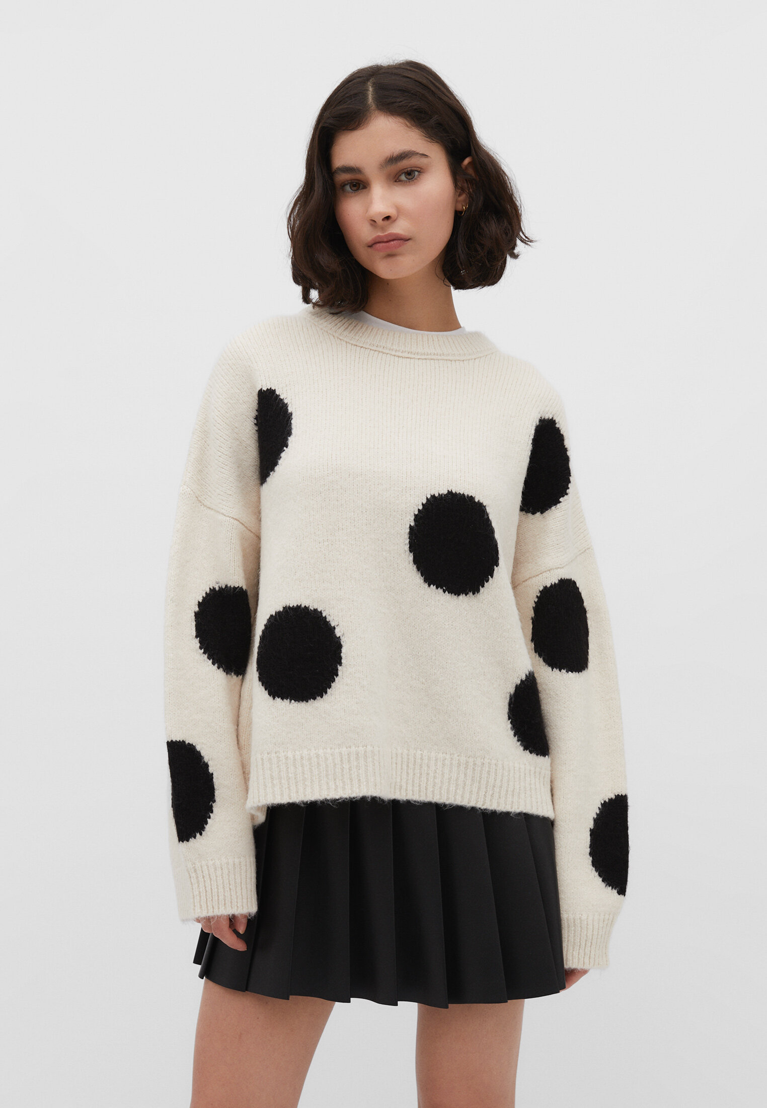 Pull en maille pois