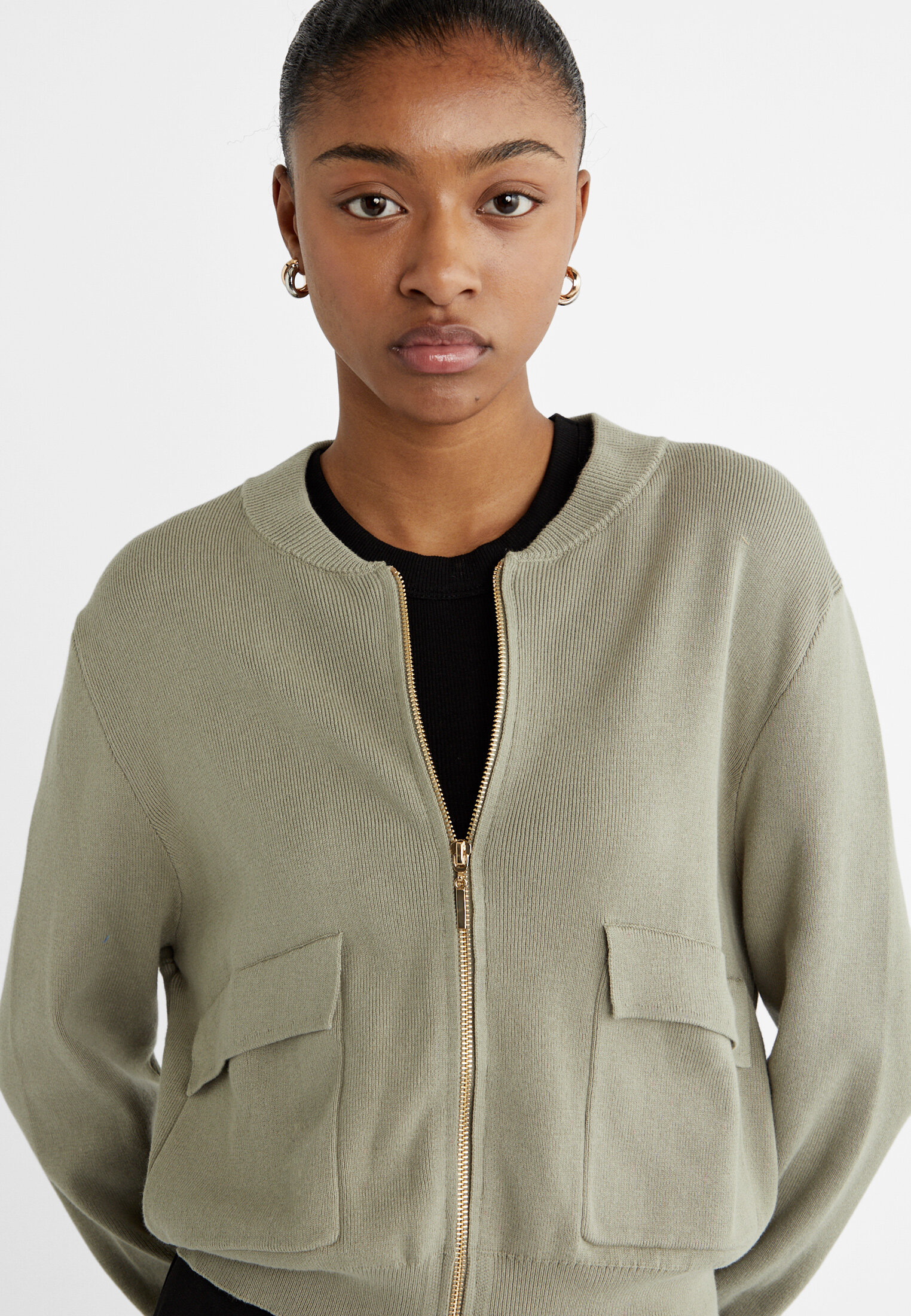 Bomber cardigan outlet womens