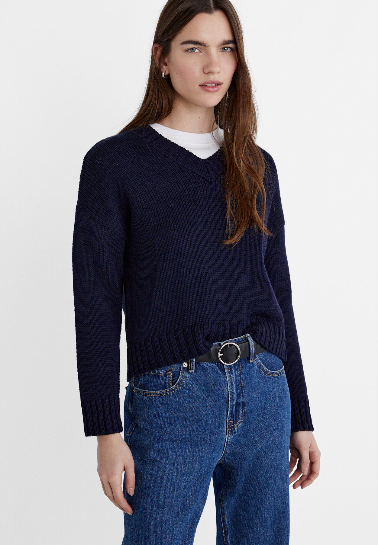 Pull sans manche discount stradivarius