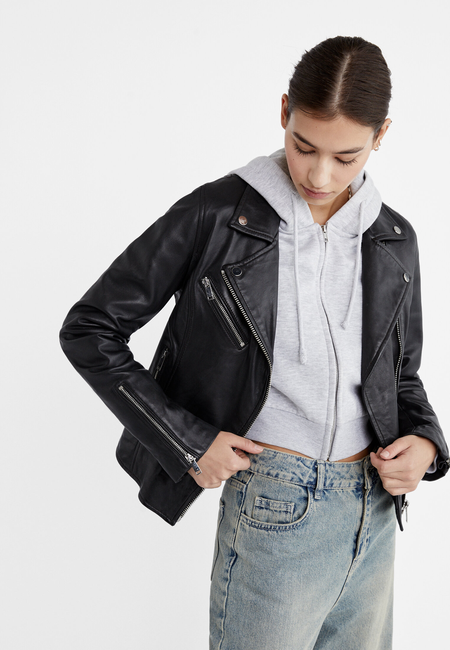 Leather jacket deals stores near me