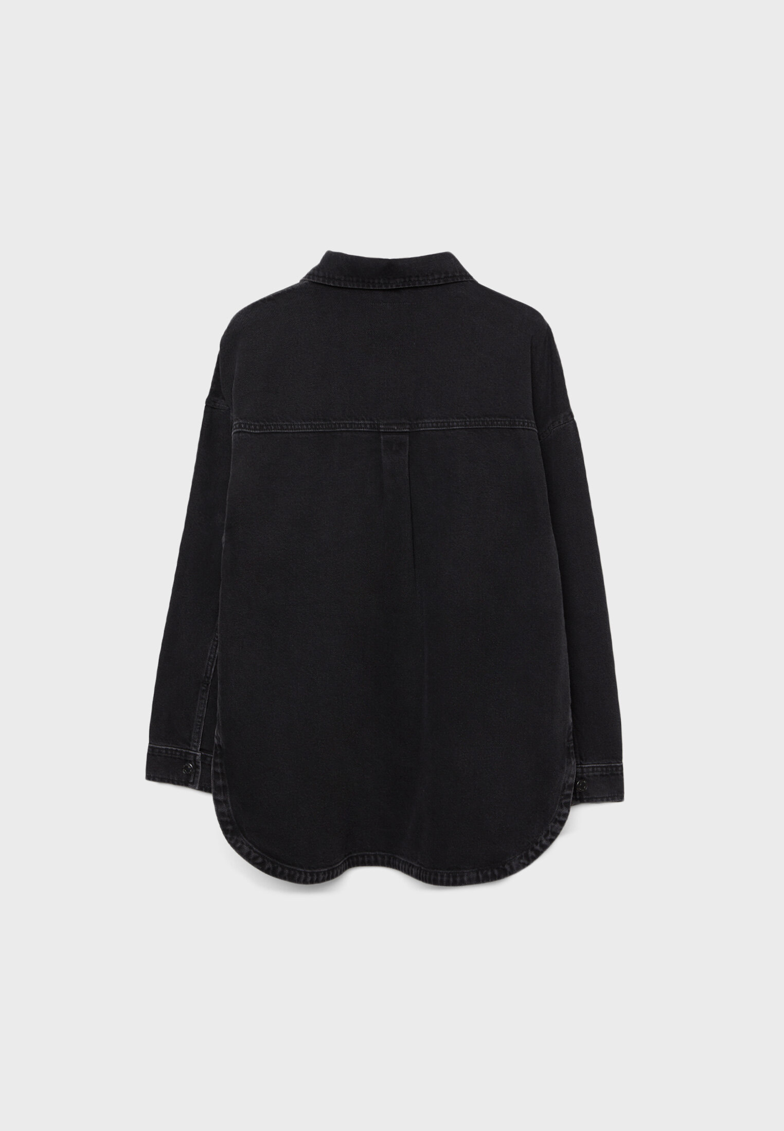 Oversize denim overshirt - Women's fashion | Stradivarius United Kingdom