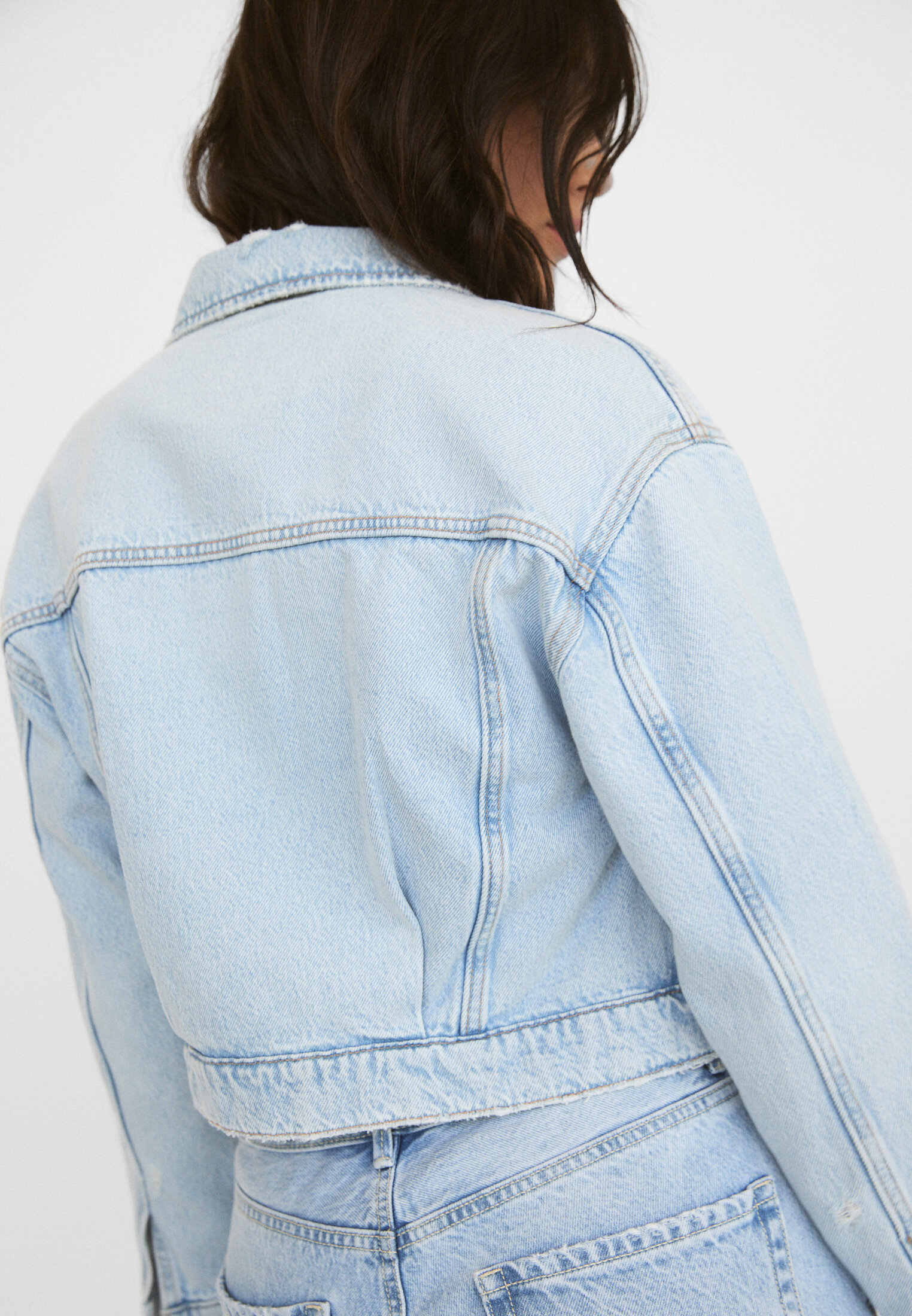 Topshop boxy hot sale denim jacket