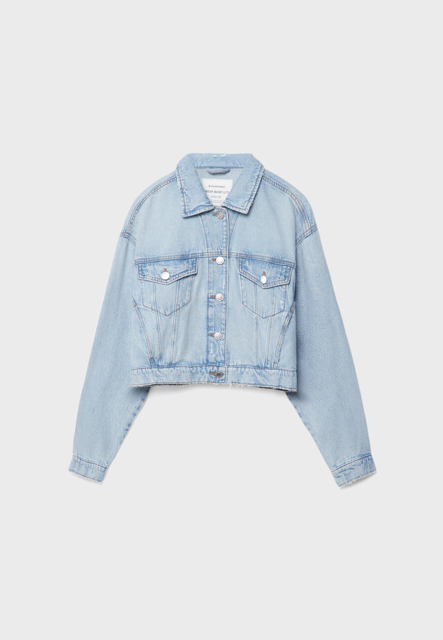 Denim jacket cheap stradivarius