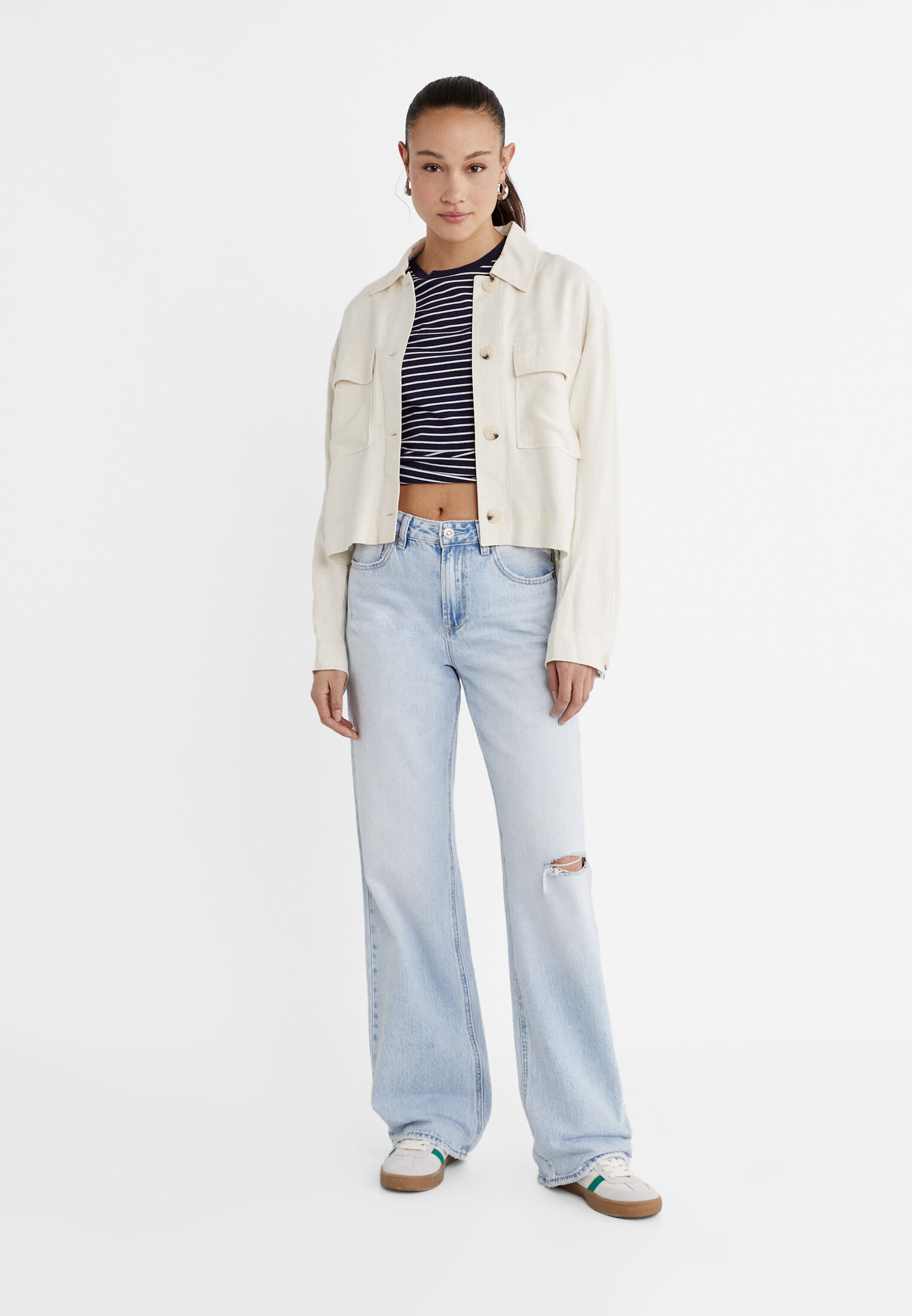 Stradivarius jacket hot sale jeans