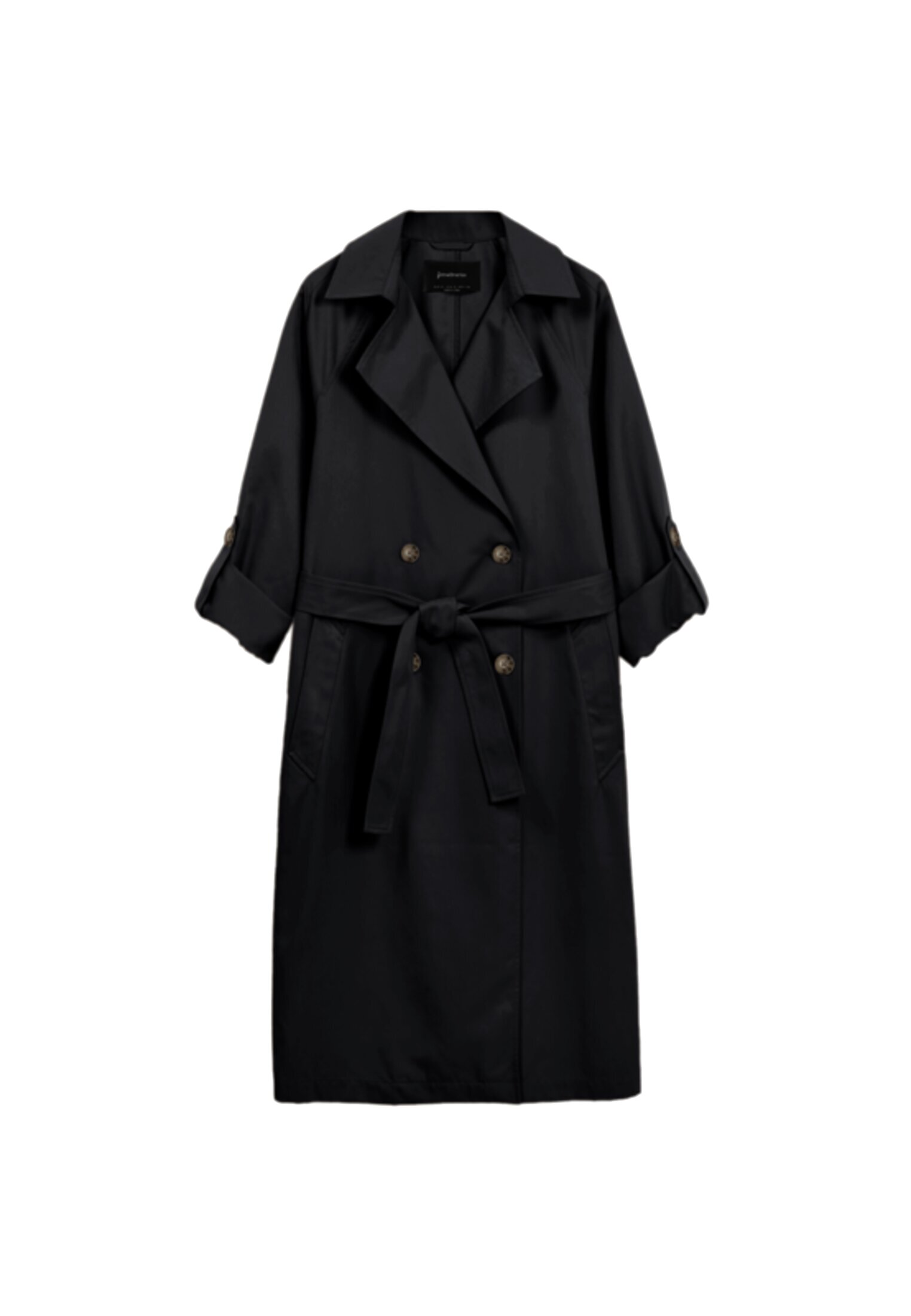 Stradivarius best sale black coat