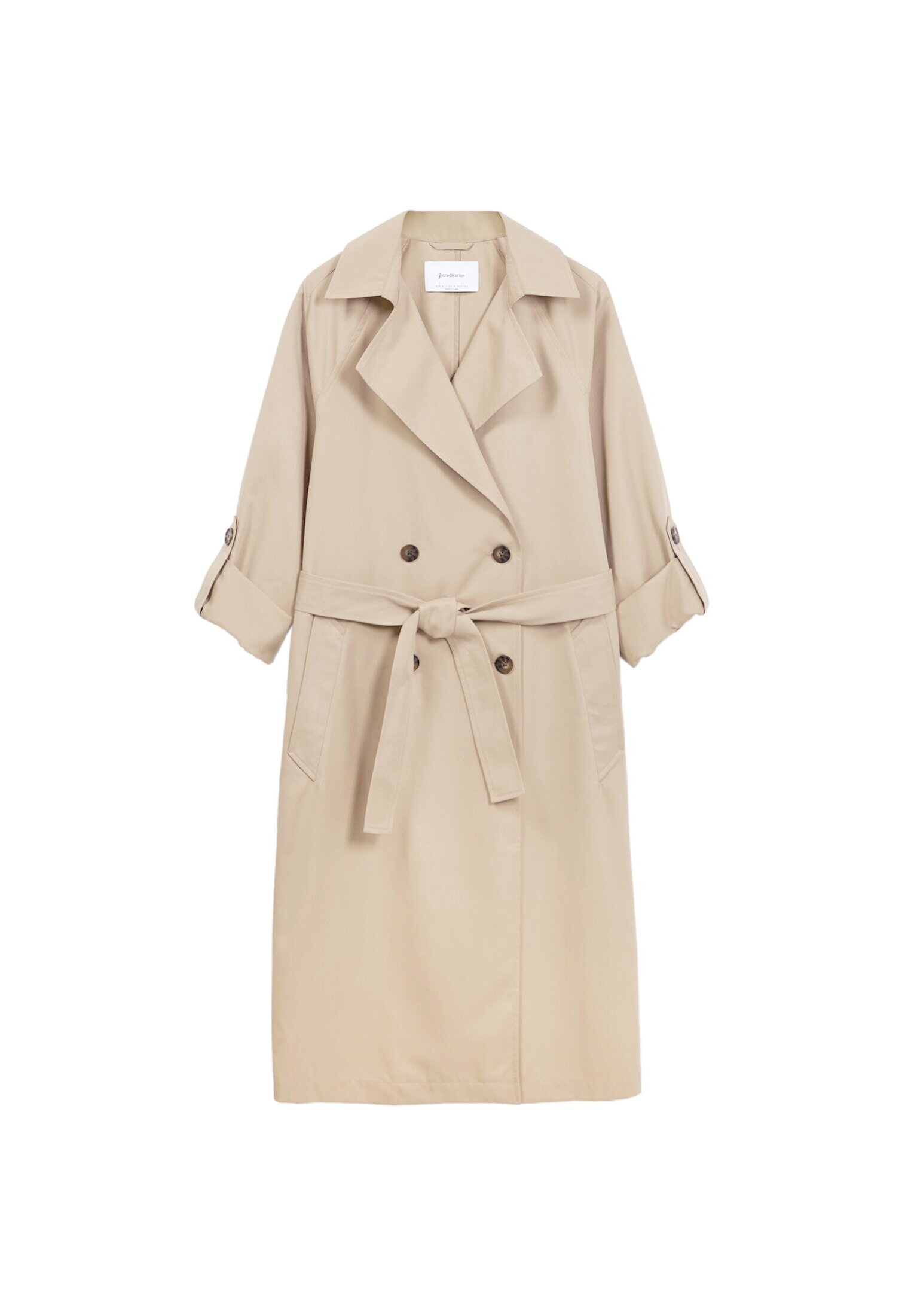 Long flowing trench coat - Women's fashion | Stradivarius United 