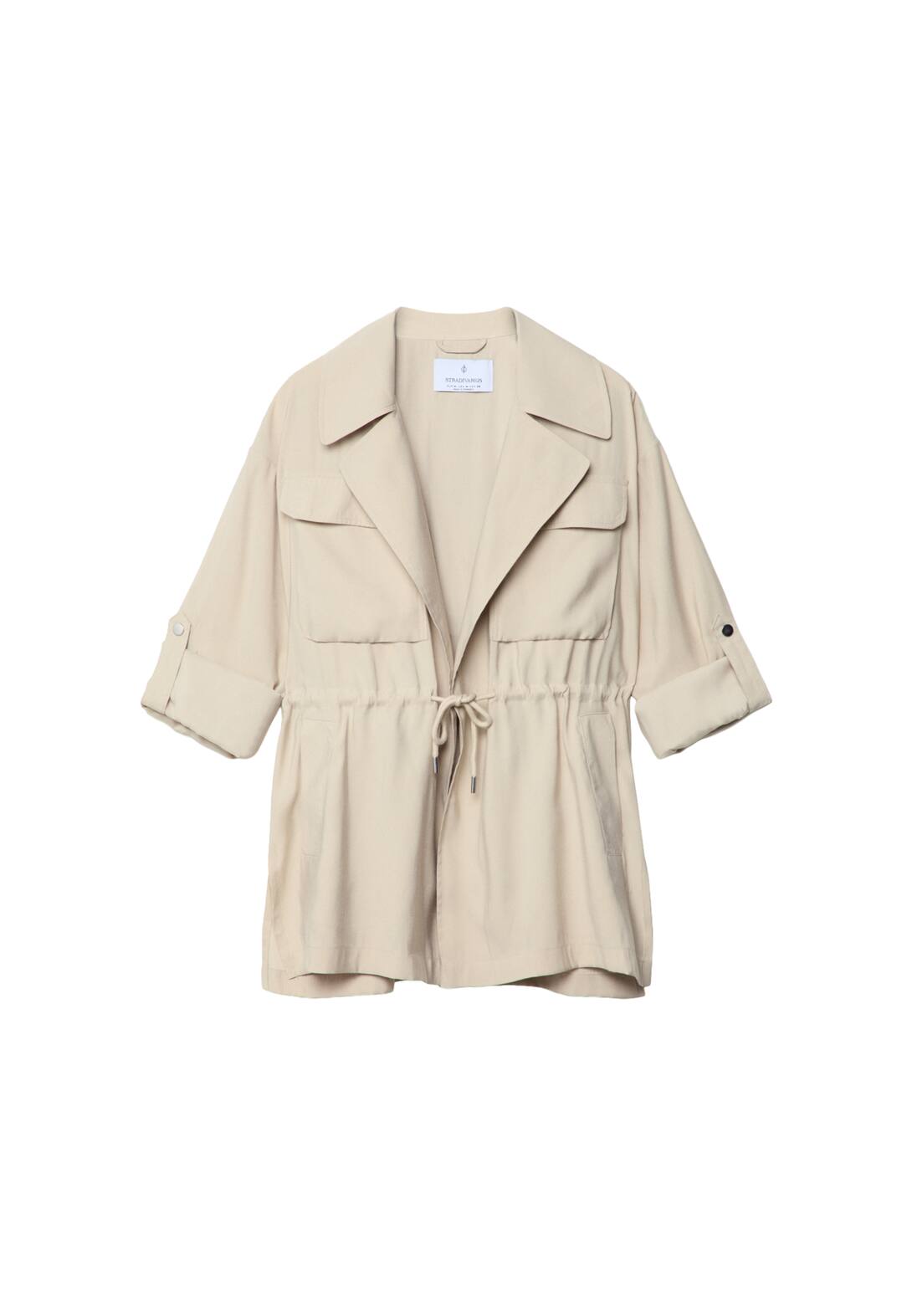 Short loose trench coat