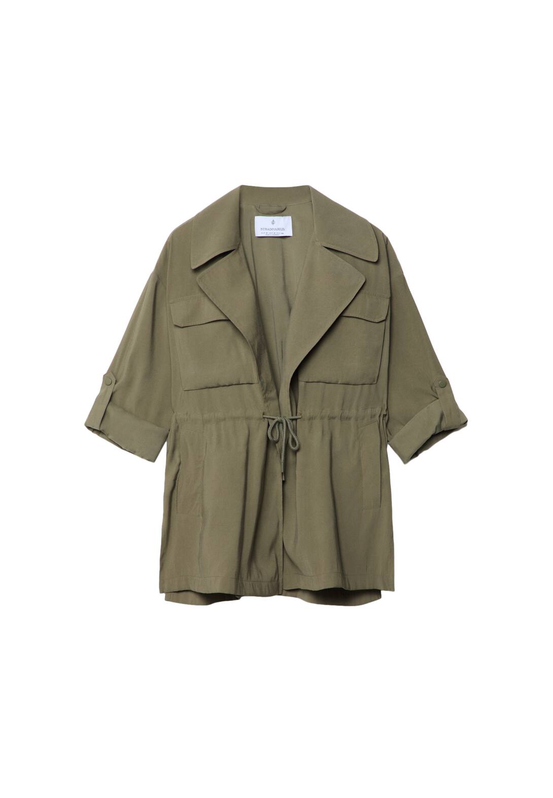 Short loose trench coat