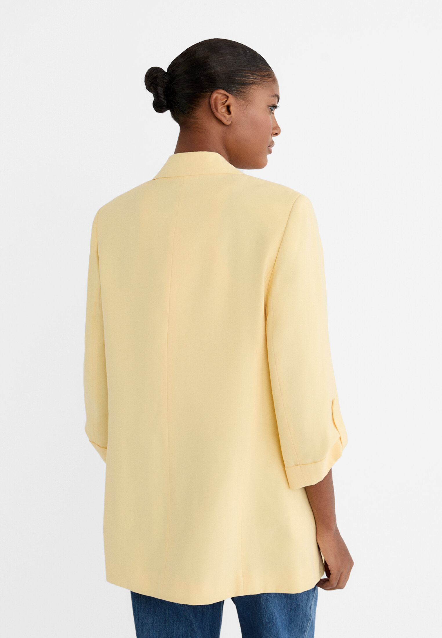 Blazer jaune 2024 stradivarius