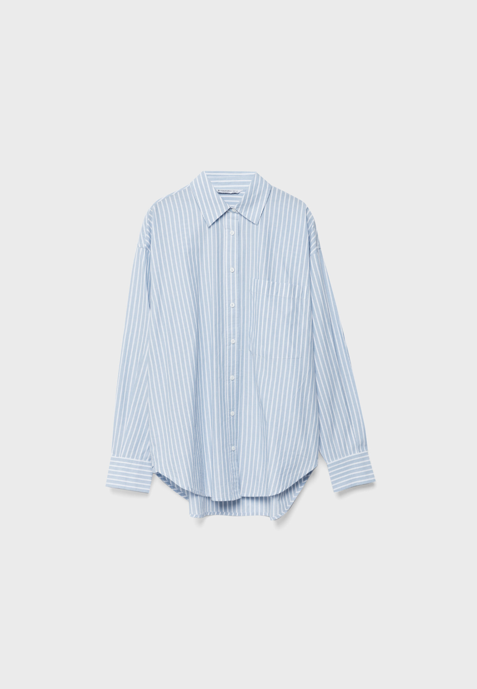 Camisa on sale popelin stradivarius