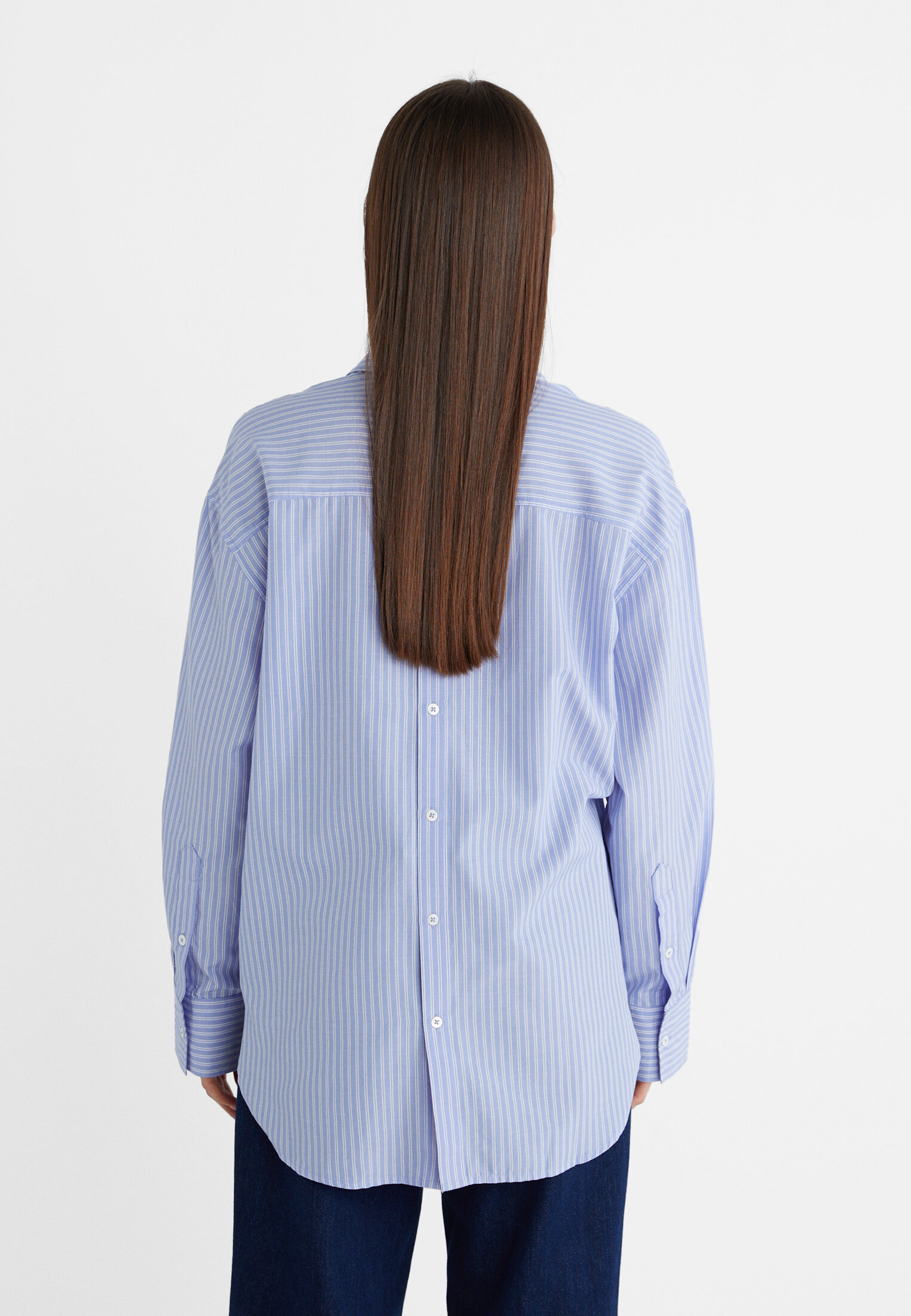 Camisa popelin online stradivarius