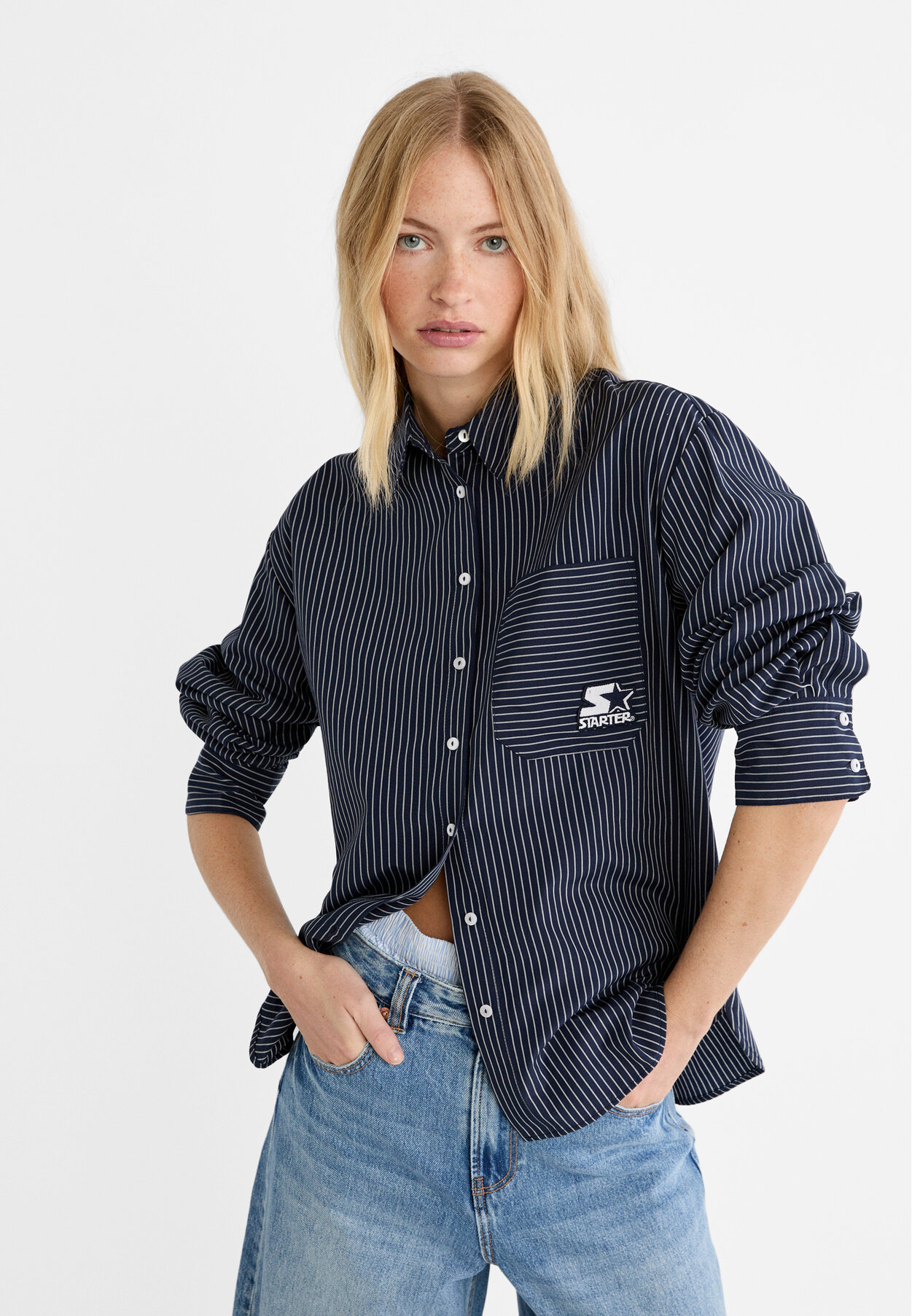 Chemise Stradivarius - Taille L - Friperie en ligne pour Femme/Chemises