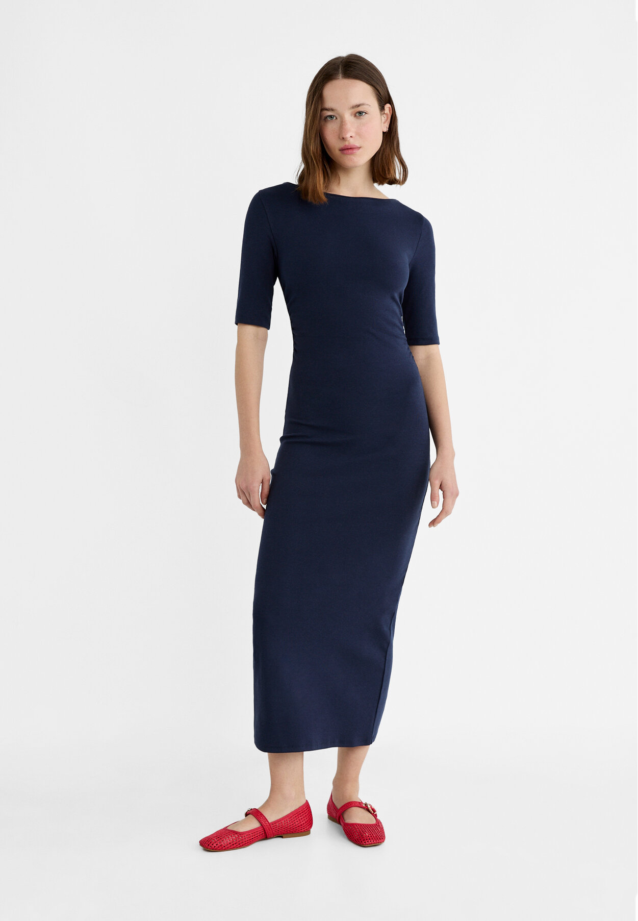 Stradivarius discount vestidos midi