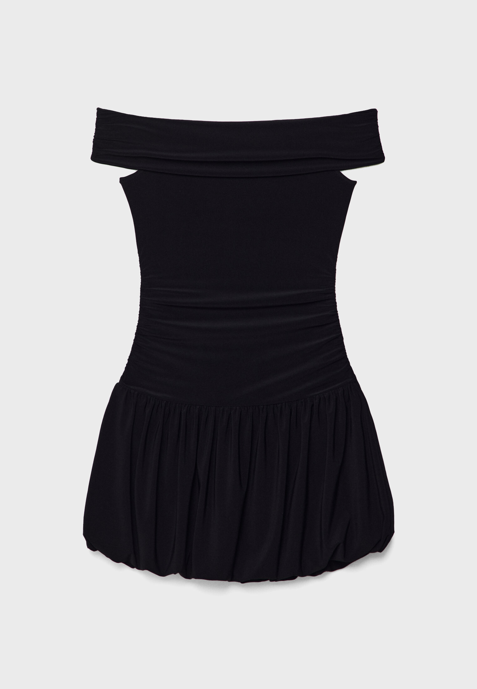 Short off-the-shoulder balloon dress