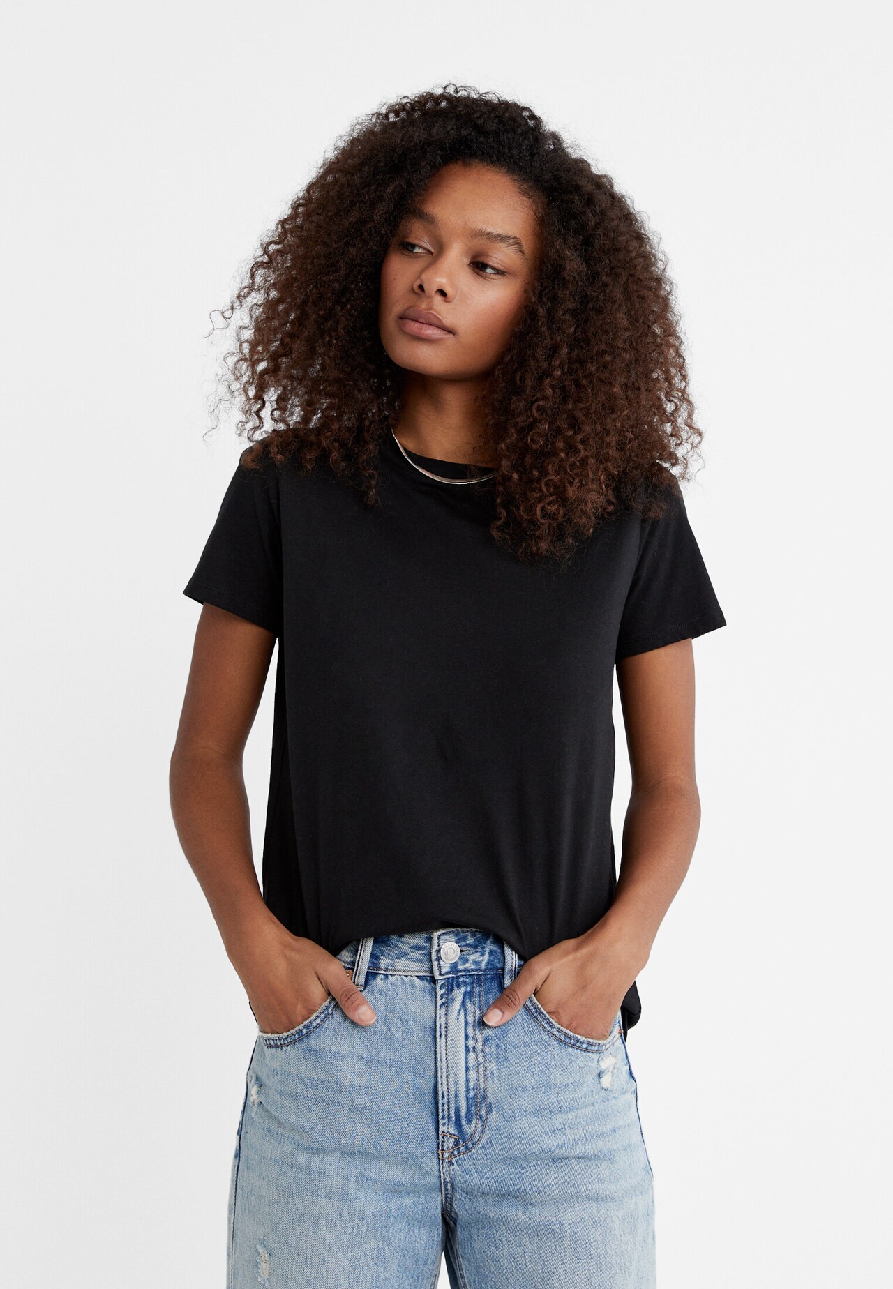 Basic short sleeve T-shirt - Women's fashion